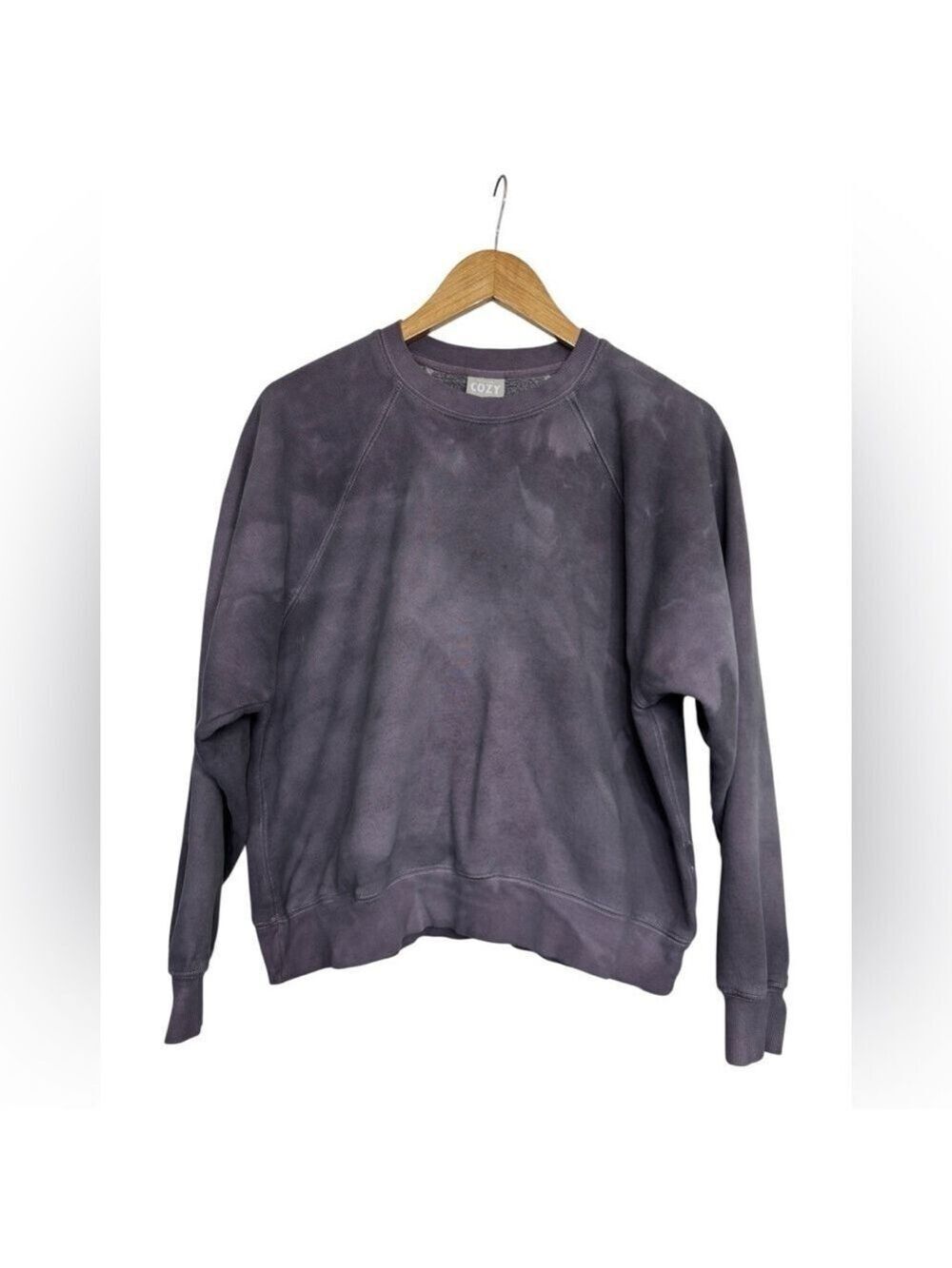 Tna Cozy Fleece Pullover Purple Crewneck Sweatshirt Size 1